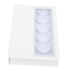 Gatuida 1 PC Portable Fake Eyelash Storage Box Open Window Lash Organizer Compact Eyelash Book for Easy Access for Travel Daily Use Protects Organizes False Lashes