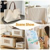 Foreate Canvas Fabric, 12oz Natural Cotton Duck Canvas Fabric by