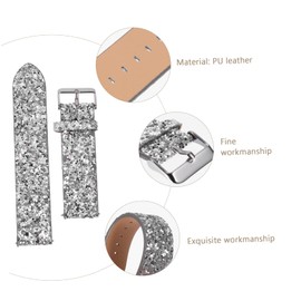 Gatuida 1pc Unique Shiny Wrist Watch Band Replacement for Watch Strap Stylish and Design for Everyday Use