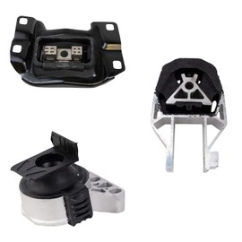 TRQ Engine & Transmission Mount Kit Compatible with Ford Escape Focus Transit Connect