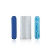 Iridesi Professional Mini Blue Finger Nail Files 120/240 Washable Emery