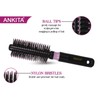 Ankita Hair Brush with Nylon Bristle, All-Purpose, Colors May Vary