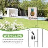 32inchs Garden Flag Stand, Removable Yard Flag Pole Outdoor Decor