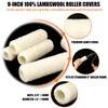 PinStone 6 Pack 9" x 3/4" Nap Professional Lambswool Paint