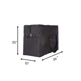 36 Inches Square Cargo Travel Duffle Bag Bolsa Maleta de Lona 100 TO 120 LB Lb Cap Luggage Tote