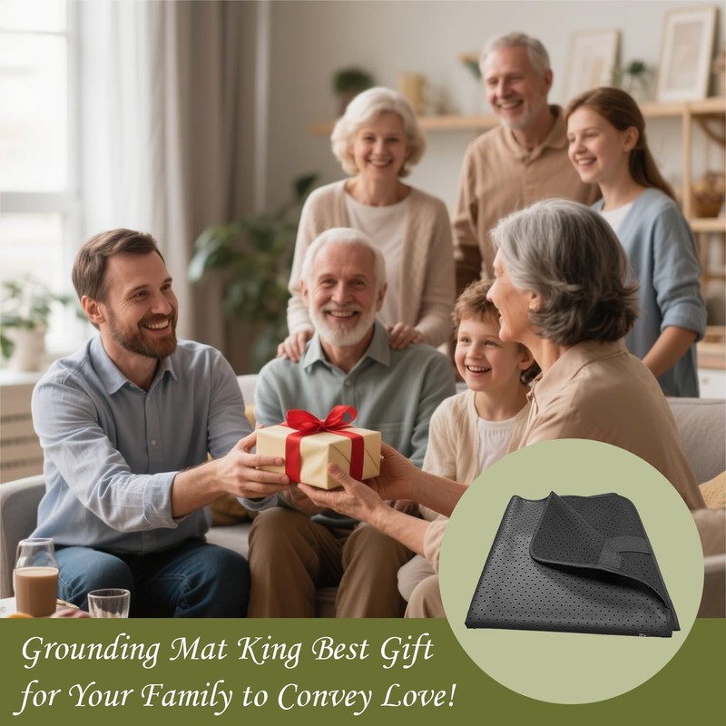 VAJOOCLL Grounding Mat for Bed, Grounding Mattress Cover Pad for