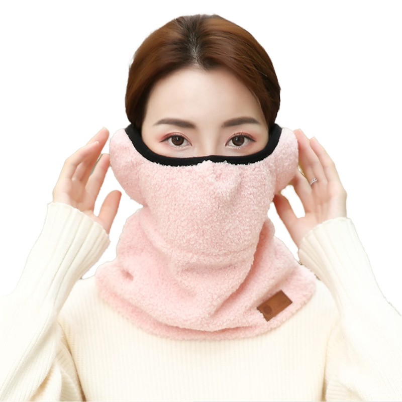 Outdoor Thicken Balaclava Face Shield Neck Gaiter Ear Cover Cycling