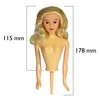 PME DP200 Blonde Doll Pick, Yellow, 6.5 x 4 x