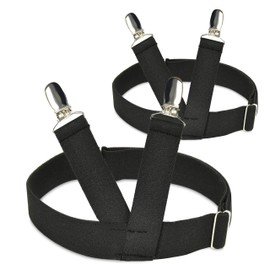 HOLD'EM Shirt Stay for men Police Military garter Holder Thigh Suspender Non-Slip Clips