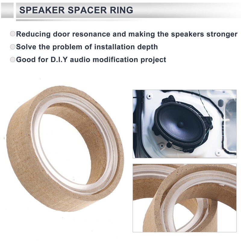 RATCHROLL 2 Set Universal Speaker Spacer Ring Tweeter Speaker Spacer