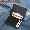 Leather Credit Card Holder Wallet for Men and Women, Thin