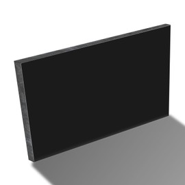 High-Density Polyethylene (HDPE) Plastic Sheet 3/4" Thick 8" X 12"- Black HDPE Sheet,for Machining, Home Improvements, DIY Projects, Engineering,High-Density Polyethylene Plastic Block (Pack of 1)