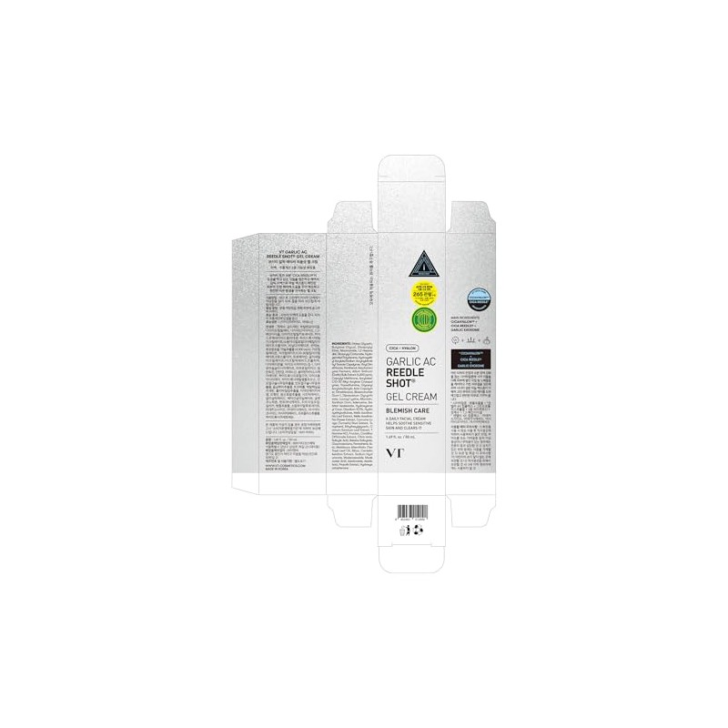 Garlic Ac Reedle Shot Gel Cream by Vt Cosmetics for
