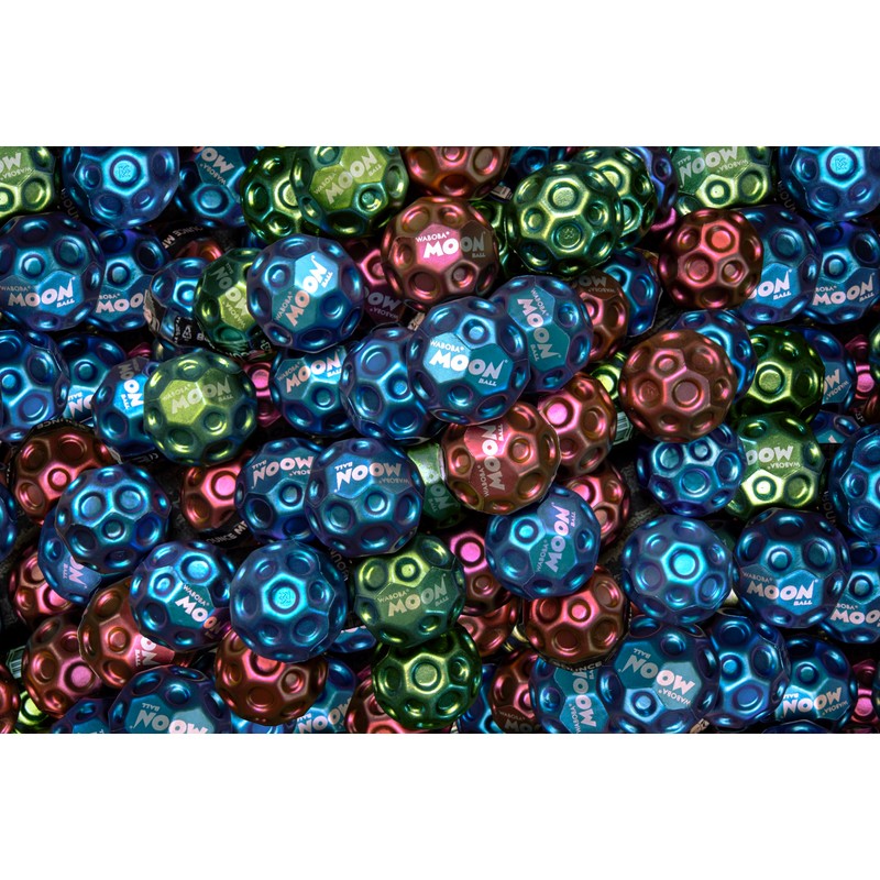 Waboba Metallic Moon Ball – Palla super rimbalzante con finitura