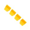 4 Piece Tyre Changer Clamp Protector Plastic Yellow Wheel Rim