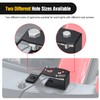 Nilight 2PCS Lower Windshield Hinge Mounting Brackets A-Pillar Brackets for