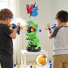 Cooldele Dinosaur Shooting Toys for Kids 3-6, Movable Target Shooting