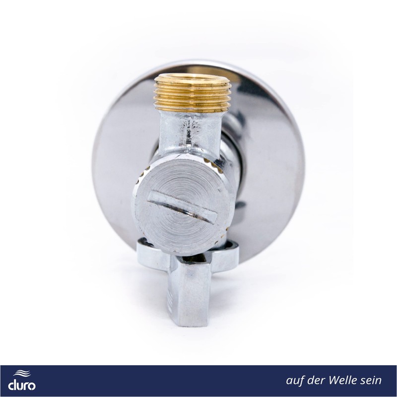 Duro Smart Angle Valve, 1/2 to 3/8 Inch Angle Regulating