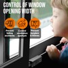 Window Locks, 4 Pack for Horizontal and Vertical Sliding Windows