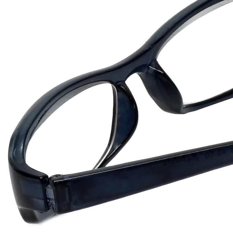 Calabria 8034 Designer Reading Glasses +1.75 Black Women Spring Hinged