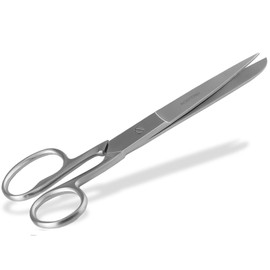 Kitchen Scissors, Household Scissors, Ergonomic All-Purpose Scissors, Cooking Scissors, Stainless Steel Scissors, Multi-Purpose Scissors for Working Around the Household (18 cm), Silver, Matte