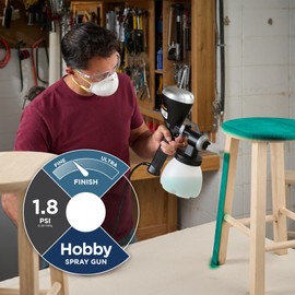 Wagner Spraytech 2432778 Earlex 3700 Handheld Finishing Sprayer for Woodworking and Furniture refinishing, Adjustable Settings with Multiple Tips and nozzles Included