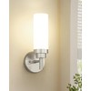 Emak Brushed Nickel Sconces Wall Lighting, Modern Vanity Lights with