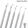 Luo ke 24 Pcs 3/32'' Shank Assorted Lapidary Burr Sets,