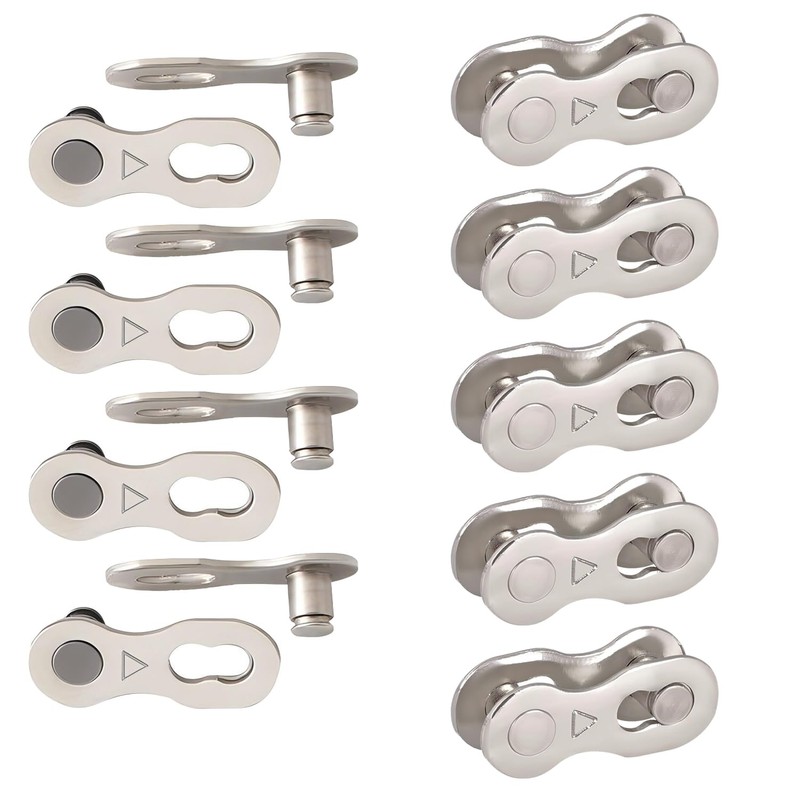 Qrity 5 Pairs Bike Chain Links, Bicycle Chain Link Connector,