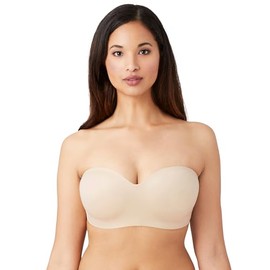 Wacoal Women's Staying Power Wire Free Strapless Convertible Bra, Sand, 34C