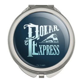 GRAPHICS & MORE Polar Express Stacked Compact Travel Purse Handbag Makeup Mirror