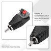 sourcing map 2 Pack Speaker RCA Male Speaker Wire Cable