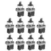 10Pcs BERM Button Switches Normally Closed Safety 2Level Knob Switch