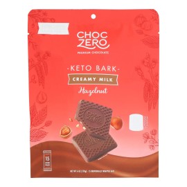 UD_Choczero Case of 12-6 Oz Keto Break Milk Chocolate Hazelnut Nut & Kernel Snacks