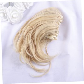 OATIPHO Curly Ponytail Extension Claw Clip for Short Hair Flexible Irregular Braid Hairpiece for Women Synthetic Wave Hair Wig Lightweight and Easy to Wear