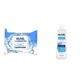 2 Toallitas Desmaquillante Nuvel + 1 Agua Micelar Desmaquillante 235 ml