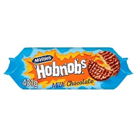 McVitie's Chocolate Hobnob Jumbo Pack 431g - Pack of 2