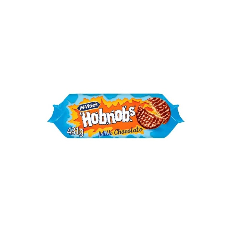 McVitie's Chocolate Hobnob Jumbo Pack 431g - Pack of 2