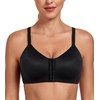Lemorosy Women's Bra Without Underwire Front Closure Large Sizes Strong