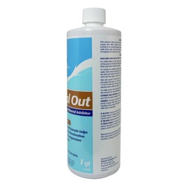 Pool Mate 1-Quart Concentrated Metal Out Stain and Mineral Inhibitor, Pool Metal Remover, Stain Remover, Made in USA