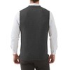 Kallspin CHAUDER Mens Relaxed Fit V Neck Vest Cardigan Cashmere