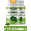 2-Pack Pura Vida Moringa Capsules 1000mg – Immune Support &