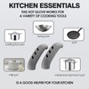 6 Pack Heat Resistant Silicone Pot Handle Covers - Universal