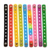 9 Colors 7 Inch Wristbands Silicone Bracelets for Party Gifts