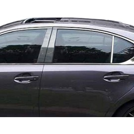 QAA is Compatible with 2013-2020 Lexus Gs 6 Piece Stainless Pillar Post Trim PP13109