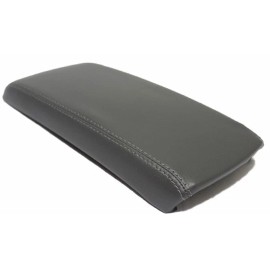 Kar Designers Real Leather Center Console Armrest Cover Fits 07-12 Nissan Altima Gray