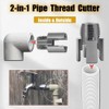 Pipe Thread Cutting Tool, Integrated Internal & External Threading Tool