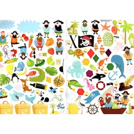 Flowerpot Press Stick-to Learning - Treasure Hunt - Sticker Book