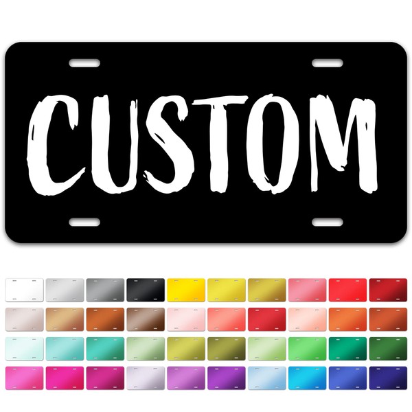 Custom License Plates, Personalized Plates for Front of Car |