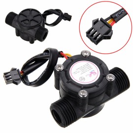 Hailege Water Flow Sensor G1/2" Water Flow Hall Sensor Switch 1-30L / min 1.75MPa Flow Meter Flow Meter Counter Water Flow Sensor